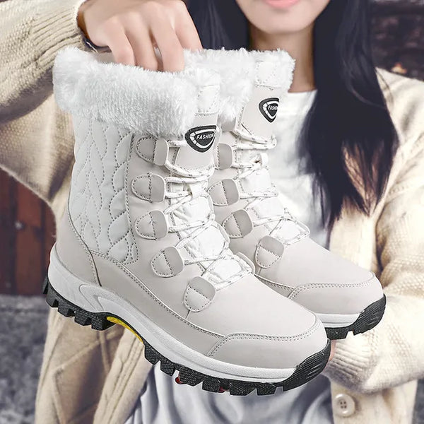 Damen Winter-Schnürstiefel | Stylisch