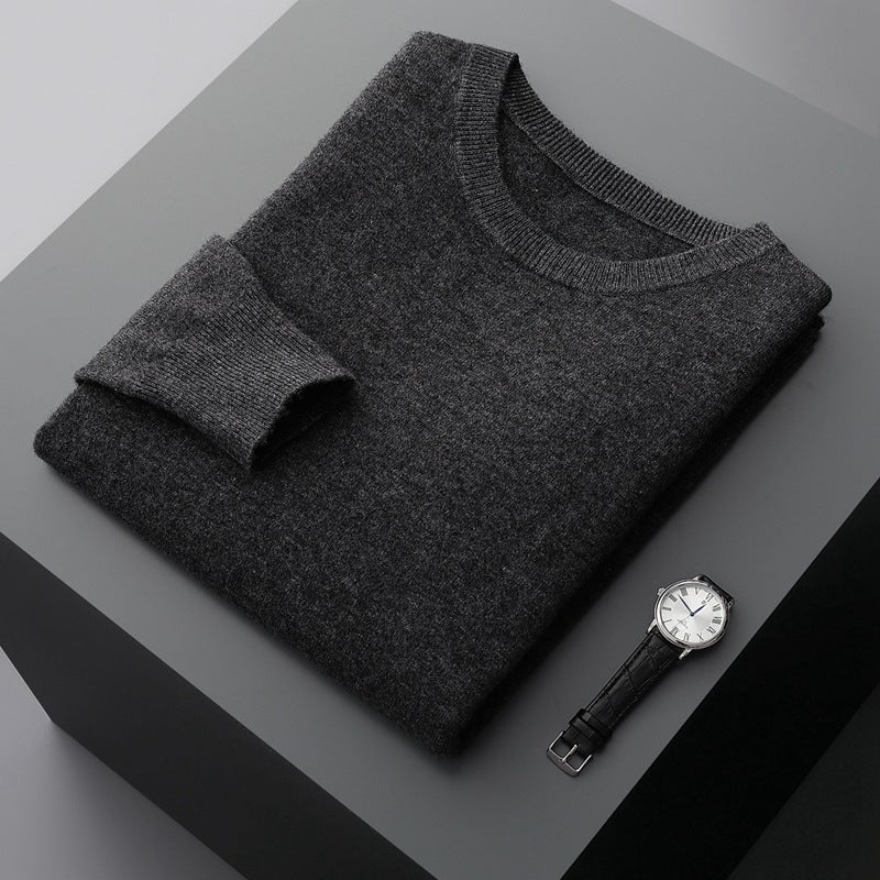 Herren Casual Kaschmir Rundhals | Winter