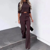 Trendiges Zweiteiliges Set Für Frauen | Oberteil Und Hose