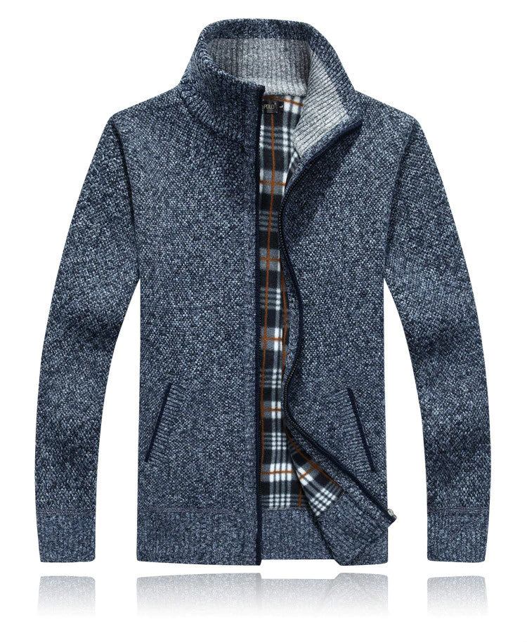 Lässiger Strickpullover Mit Stehkragen Für Herren | Winter