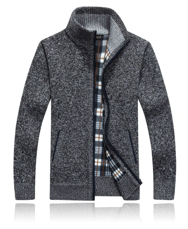 Lässiger Strickpullover Mit Stehkragen Für Herren | Winter