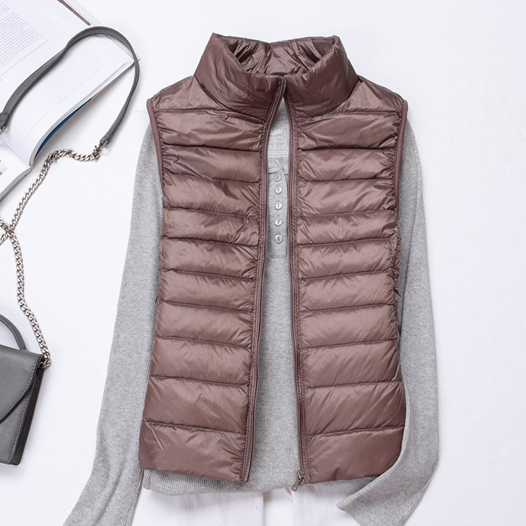 Winter Pufferweste Mit Reißverschluss Für Damen | Ärmellos