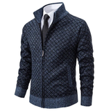 Strickpullover Mit Rautenmuster Für Herren | Lange Ärmel