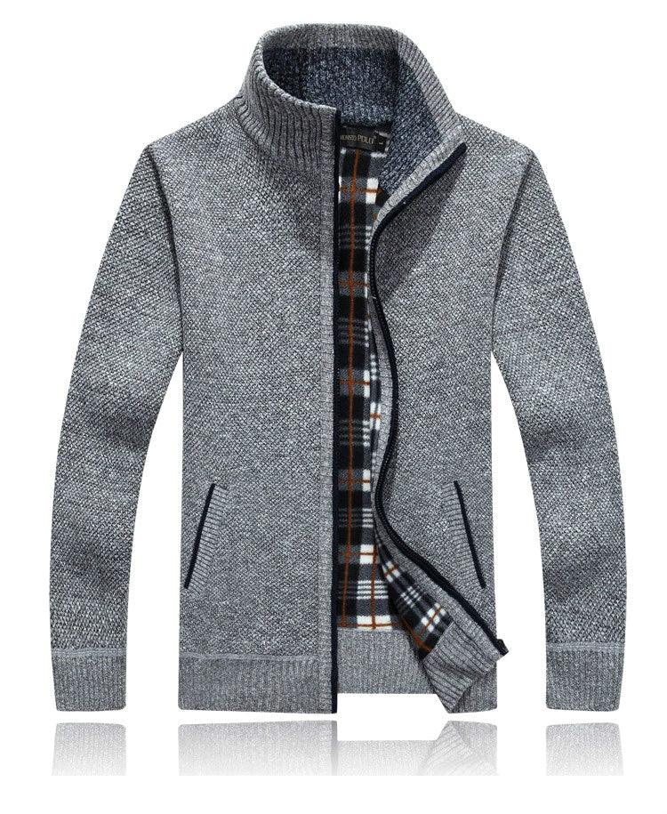 Lässiger Strickpullover Mit Stehkragen Für Herren | Winter