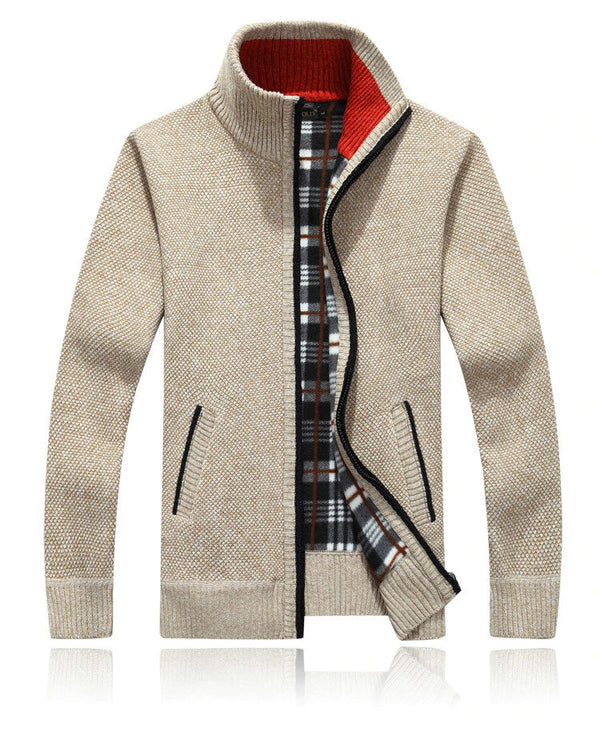 Lässiger Strickpullover Mit Stehkragen Für Herren | Winter