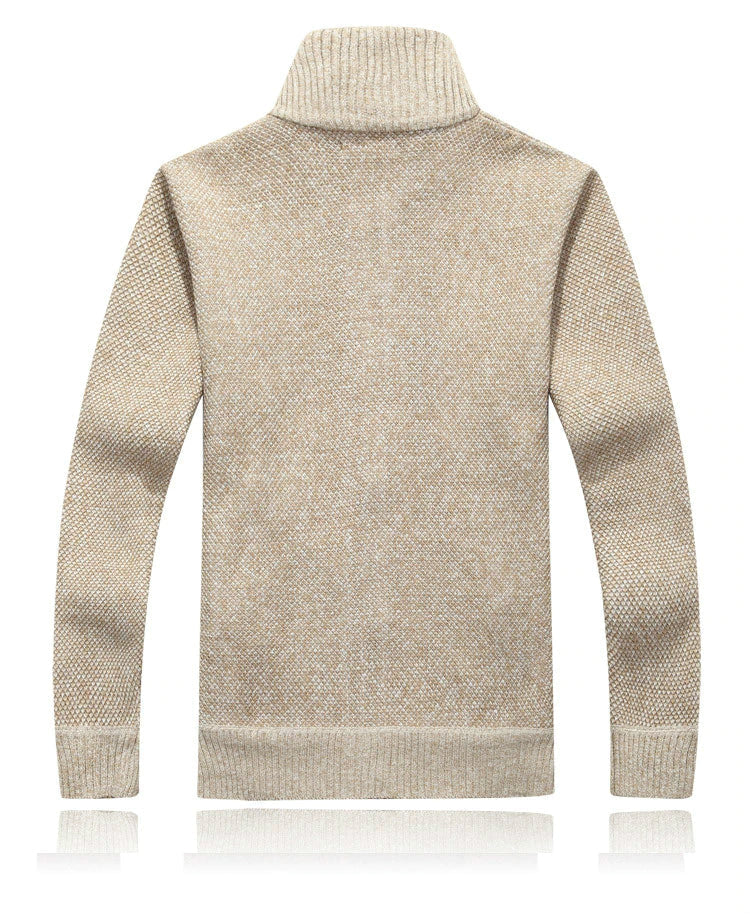 Lässiger Strickpullover Mit Stehkragen Für Herren | Winter