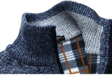 Lässiger Strickpullover Mit Stehkragen Für Herren | Winter