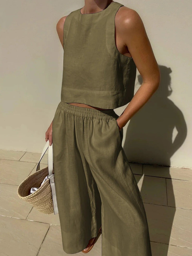 Elegantes Zweiteiler-set Für Damen | Sommer