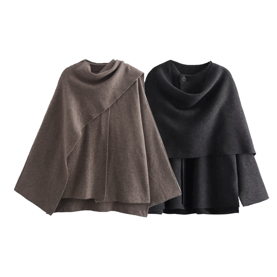 Damen Cape-Mantel | Eleganter Schnitt