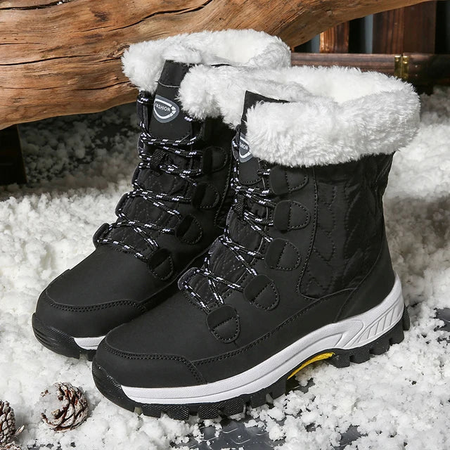 Damen Winter-Schnürstiefel | Stylisch