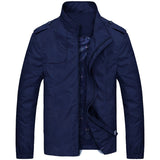 Moderne Übergangsjacke Mit Stehkragen Für Herren | Winter