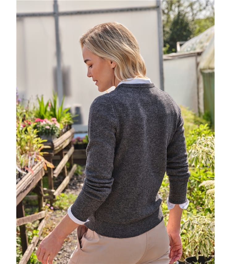 Damen V-Ausschnitt Pullover | Alltag Form