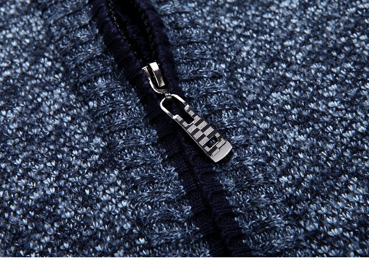 Lässiger Strickpullover Mit Stehkragen Für Herren | Winter