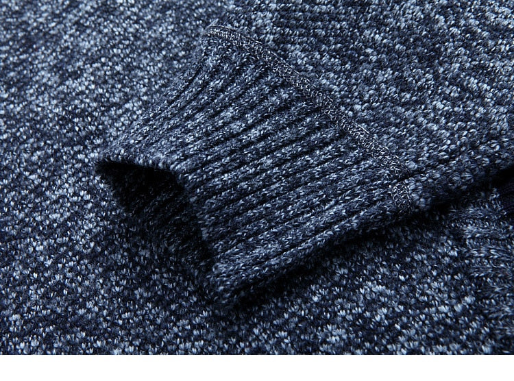 Lässiger Strickpullover Mit Stehkragen Für Herren | Winter