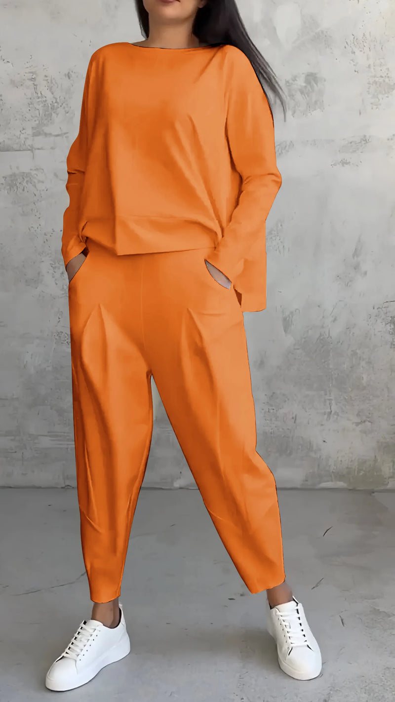 Damen Jogging Set Mit Langarm | Zweiteilig