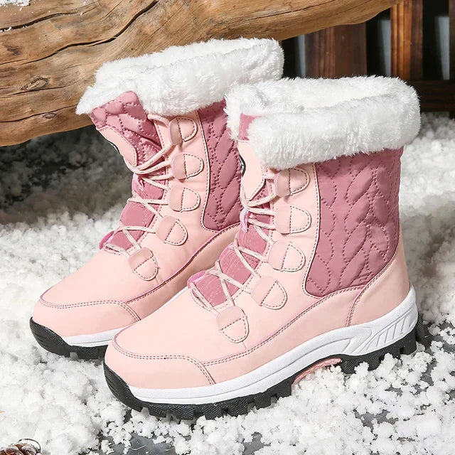 Damen Winter-Schnürstiefel | Stylisch