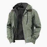 Lässige Winterjacke Mit Kapuze Für Herren | Mit Reißverschluss