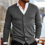 Strick-Cardigan Für Herren | Langarm