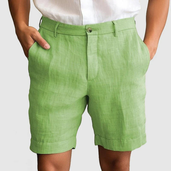Simon | Lässige Shorts Mit Knopfverschluss Für Herren | Sommer