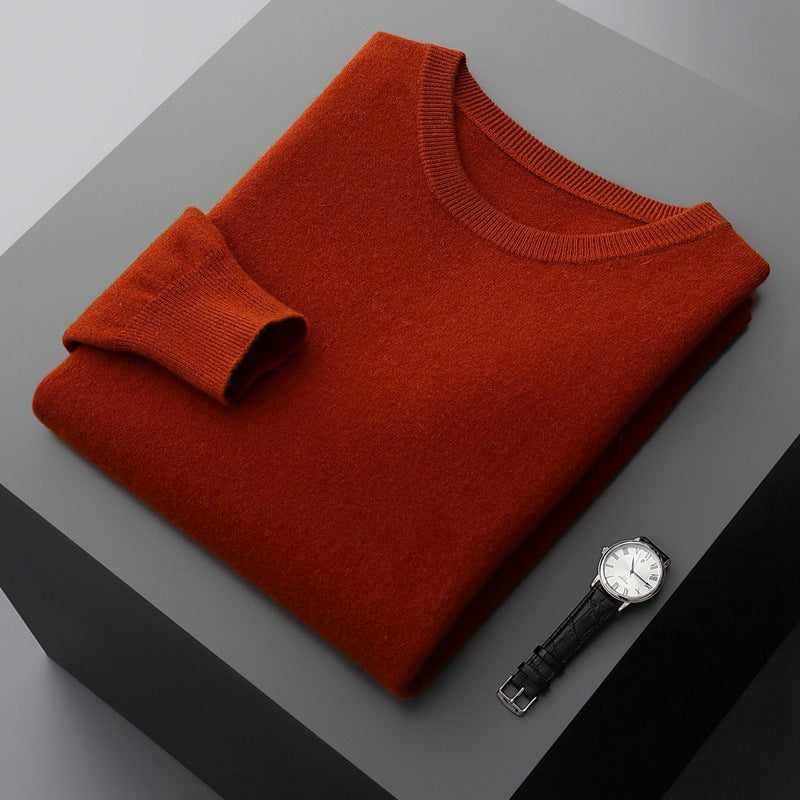 Herren Casual Kaschmir Rundhals | Winter