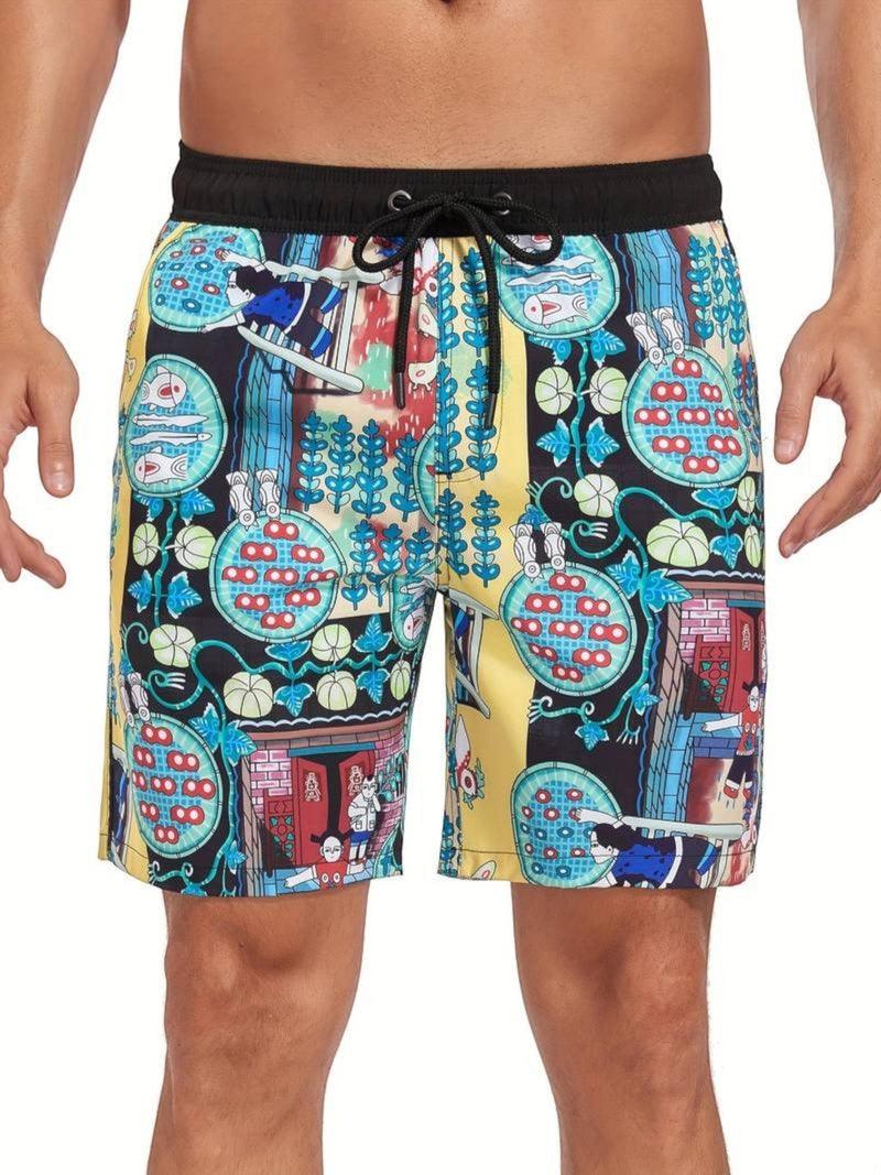 Leichte Bedruckte Shorts Für Männer | Sommer