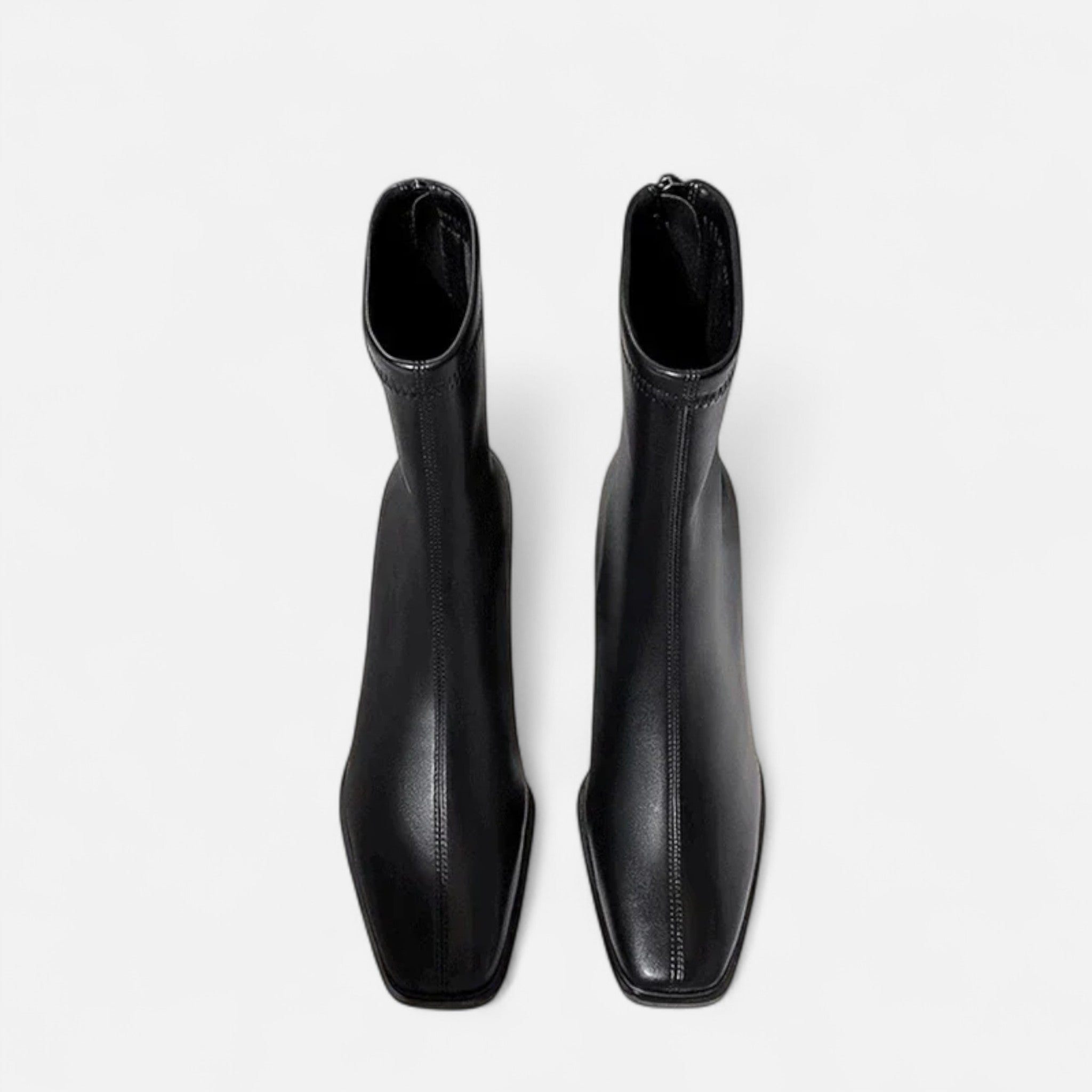 Damen Absatz-Stiefeletten | Klare Kontur Form