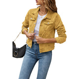 Taillierte Jeansjacke Für Damen | Fronttaschen