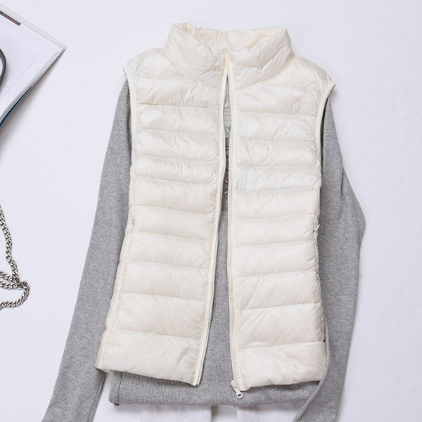 Winter Pufferweste Mit Reißverschluss Für Damen | Ärmellos