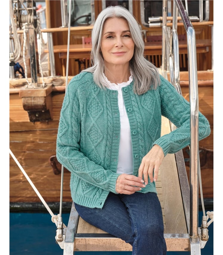 Damen Cardigan | Struktur Alltag Stil