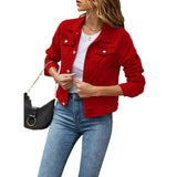 Taillierte Jeansjacke Für Damen | Fronttaschen