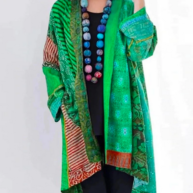 Bohème Kimono Strickjacke Für Frauen | Vintage