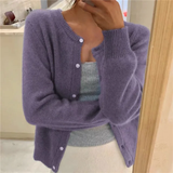 Damen Kaschmir Strickjacke Mit Knöpfen | Winter