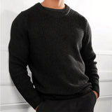 Stilvoller Strickpullover Mit Rundhalsausschnitt Für Herren | Winter