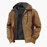 Lässige Winterjacke Mit Kapuze Für Herren | Mit Reißverschluss