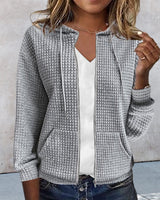 Hoodie Mit Struktur Für Damen | Langarm