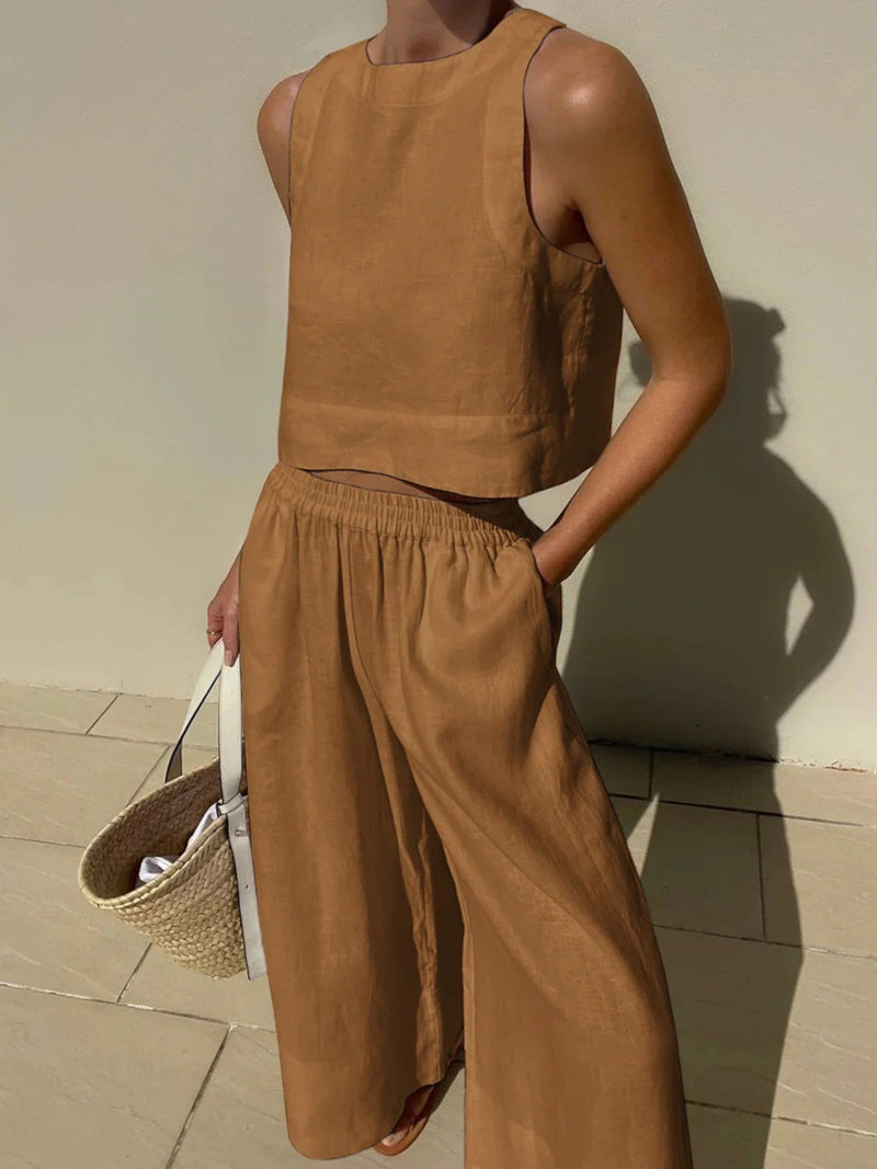 Elegantes Zweiteiler-set Für Damen | Sommer