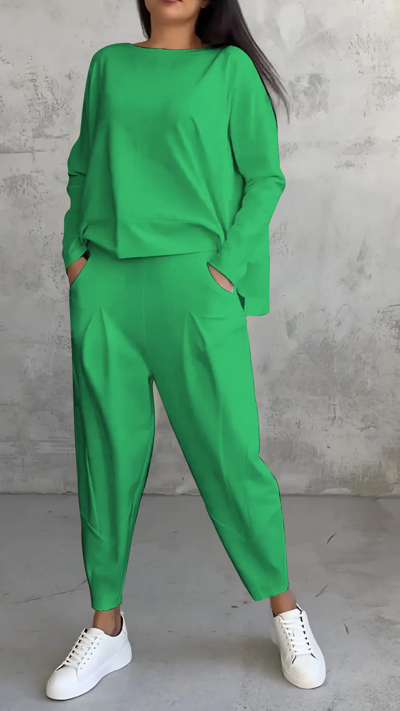 Damen Jogging Set Mit Langarm | Zweiteilig