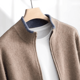 Herren Kaschmir Reißverschlussjacke Für Den Winter | Langarm