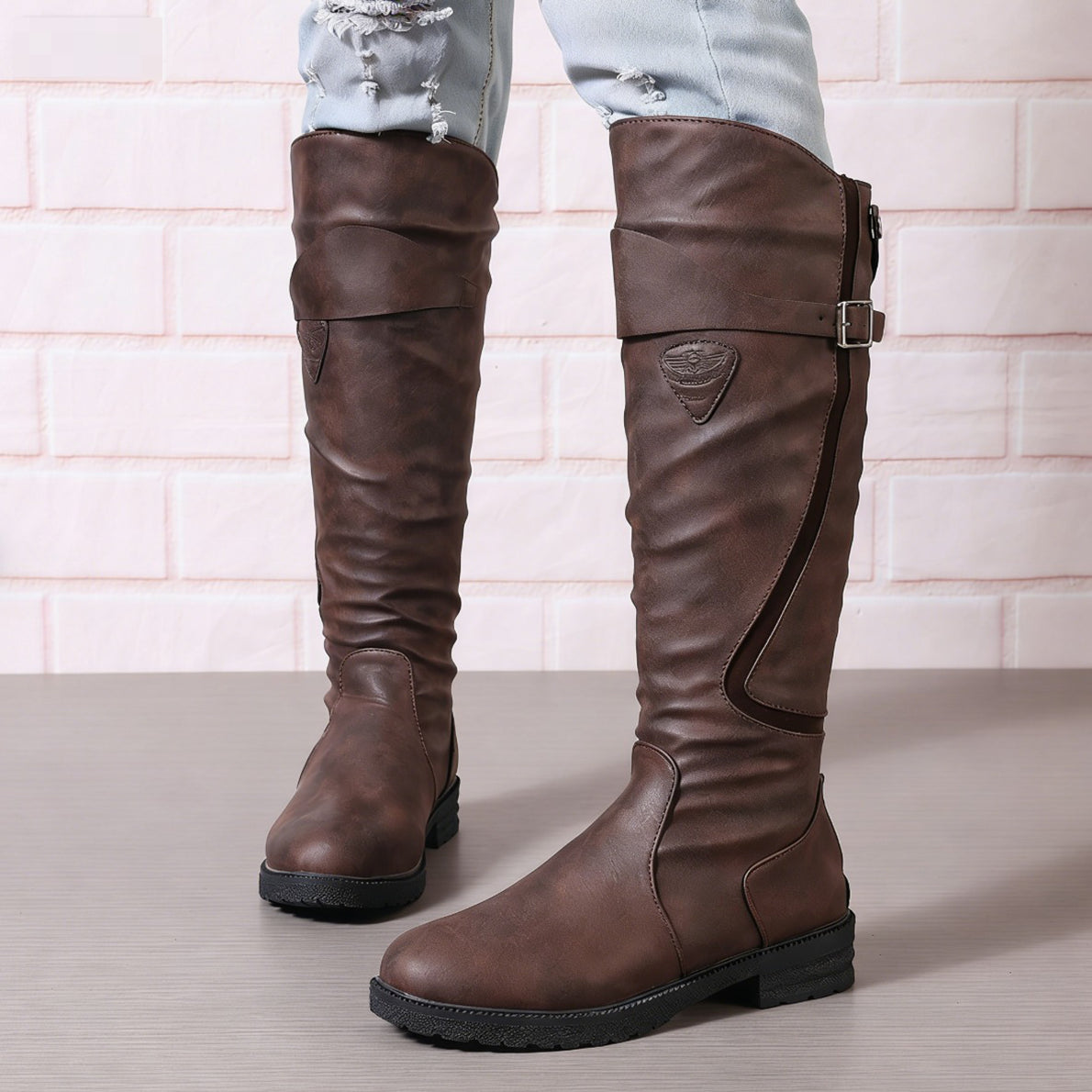 Wanderschuhe Damen | Hoher Schnitt Mit Riemen