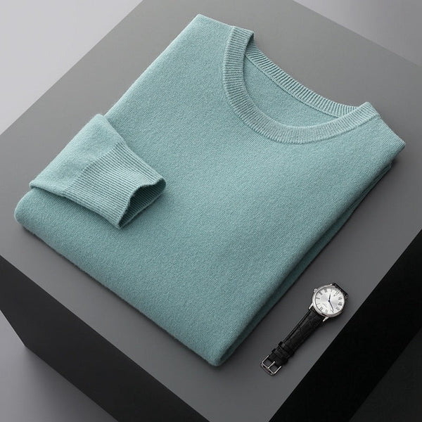 Herren Casual Kaschmir Rundhals | Winter