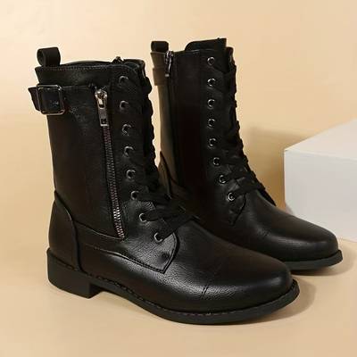 Neline - Stiefelette mit Reißverschluss und Spitze