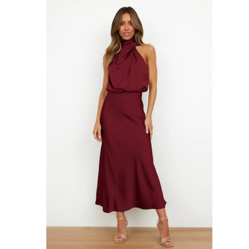 Damen Stilvolles Abendkleid | Midi