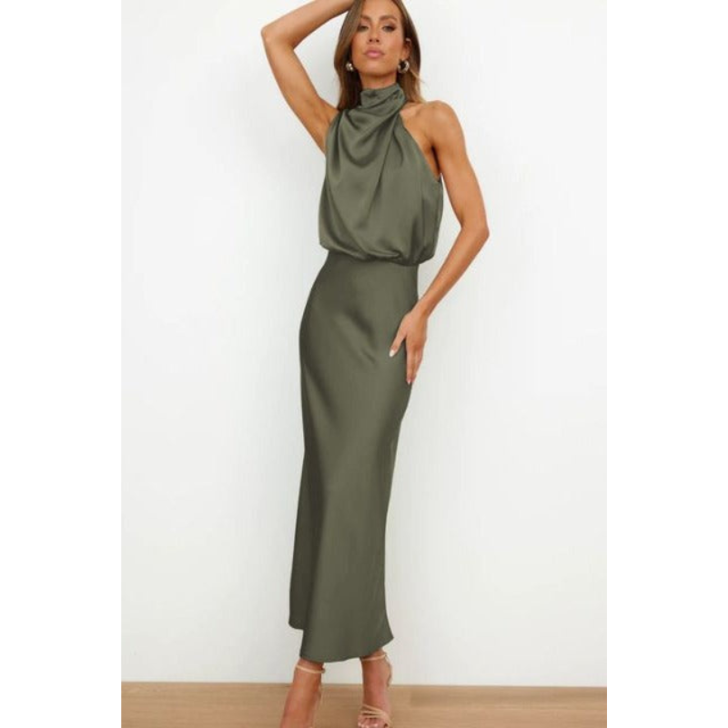 Damen Stilvolles Abendkleid | Midi