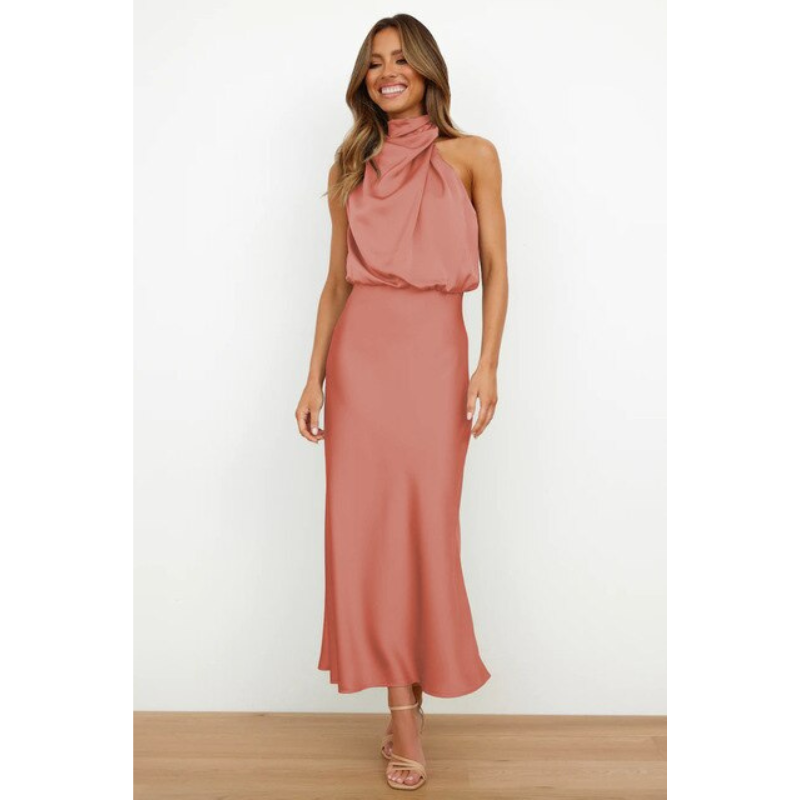 Damen Stilvolles Abendkleid | Midi