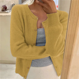 Damen Kaschmir Strickjacke Mit Knöpfen | Winter