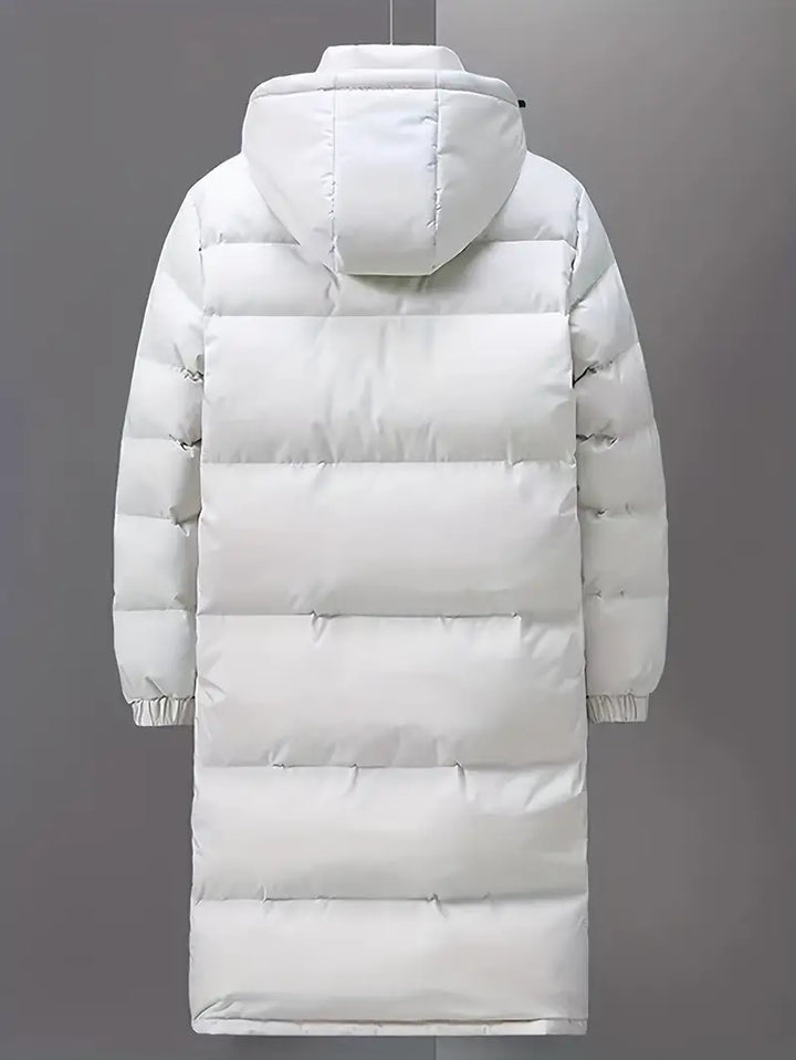 Lange Pufferjacke Mit Kapuze Für Damen | Winter