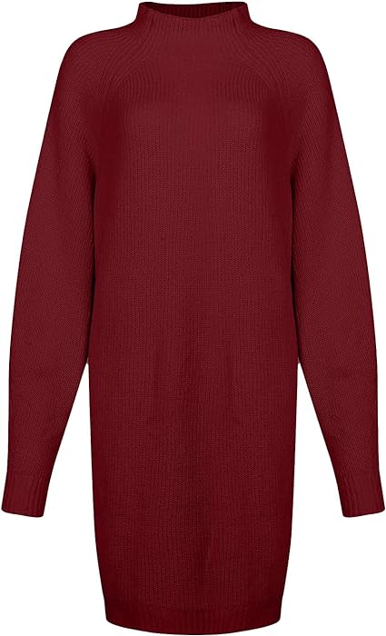 Strickkleid Für Den Winter | Rollkragen