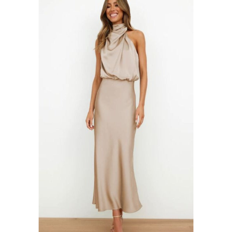 Damen Stilvolles Abendkleid | Midi