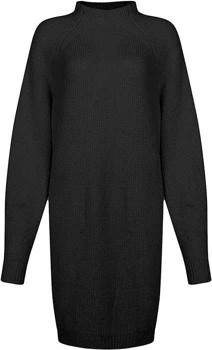Strickkleid Für Den Winter | Rollkragen