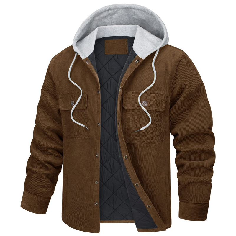 Ellington - Gefütterte Steppjacke mit Kapuze für Männer